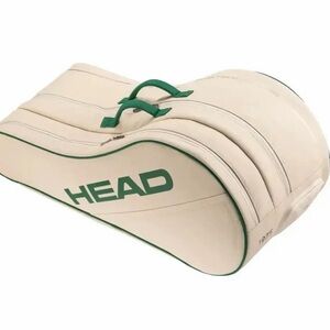 HEAD Silver Tennis Bag with Black Logo